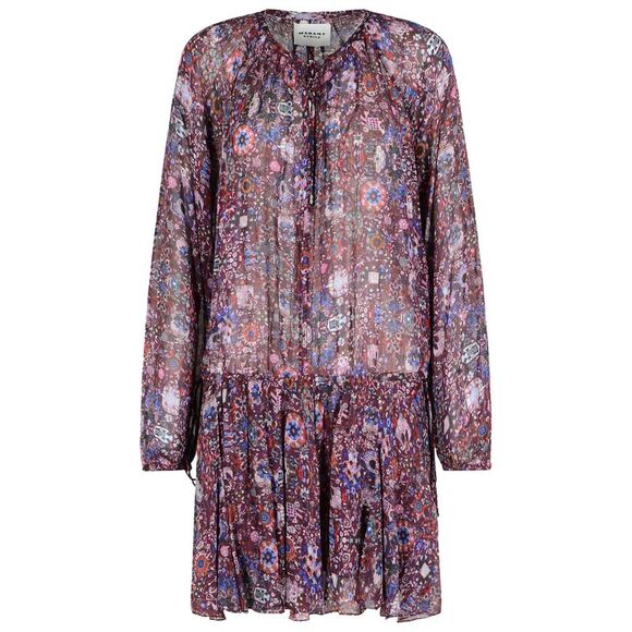 Isabel Marant Etoile 'Bess' Wine-Colored Viscose Dress Women - Picture 1 of 3
